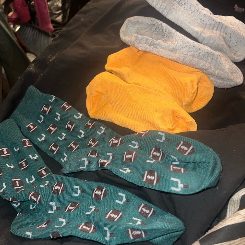 Ladies Worn Socks.